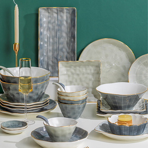 Juego de Platos de Cerámica, Precio 2021, Nuevo Estilo, Juegos de Vajilla de Porcelana, Vajilla para Restaurante - Product Image 2