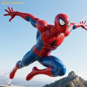 Eine lebensgroße Glasfaser statue des berühmten Superhelden-Filmcharakters Spider-<span class=keywords><strong>Man</strong></span> in Harz wird zum Verkauf angeboten - Product Image 2