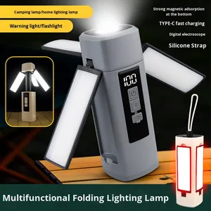 New Outdoor Multifunctional Rechargeable Telescopic Foldable Camping Lamp with Hanging Function for Tent and Campsite Use - Product Image 2