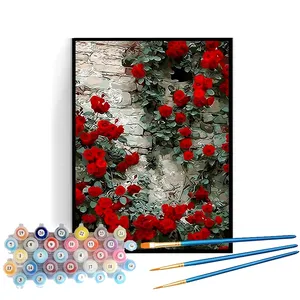 2022 New Design Leinwand Ölgemälde Wand kunst Home Decoration Blumen ölgemälde nach Nummer Für Kinder Erwachsene