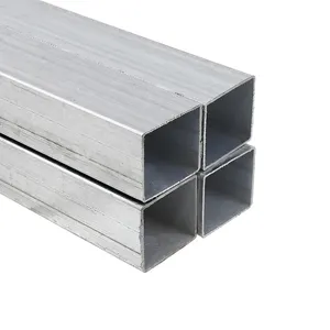 Q355B 6x6 galvanizado quadrado tubo retangular quadrado do revestimento galvanizado