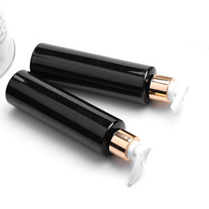 Flacon cosmétique en plastique noir de luxe unique, vide, sans air, avec pompe pour shampoing, en PET, 100 ml, 180 ml, 200 ml - Product Image 5