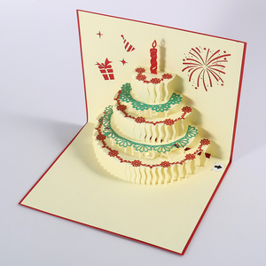 Carte de vœux d'anniversaire mignonne et colorée avec personnage de dessin animé <span class=keywords><strong>pour</strong></span> les enfants, <span class=keywords><strong>pour</strong></span> célébrer l'anniversaire et souhaiter une enfance heureuse - Product Image 1