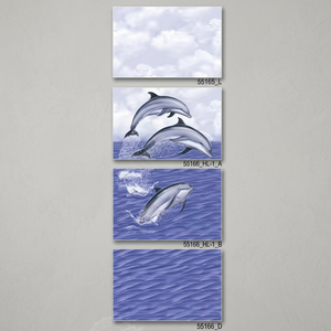 Azulejos de pared de cerámica impresos en HD, 300x450mm, 30x45cm, 12x18 pulgadas, función de ladrillo refractario de porcelana Interior para exteriores, diseño de baño - Product Image 5