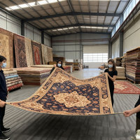 Tapis vintage pour salon, tapis turc de luxe, doux, pliable et lavable en machine, tapis décoratif moelleux