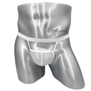 Sous-vêtements sexy pour hommes, double string, ajustés, en maille transparente, string en U à taille basse pour hommes et femmes. - Product Image 5