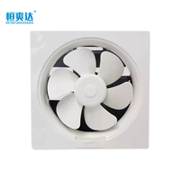 Ventilateur d'extraction à obturateur en plastique APB/ASB, antistatique, anti-âge, avec roulement à billes ABS, faible bruit, 220V, commande par bouton, montage mural - Nouveau