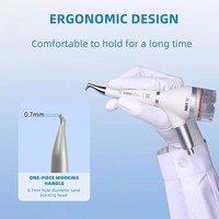 Nettoyeur dentaire ultrasonique professionnel Haikedi DP-10, polisseur à air dentaire avec connexion rapide, abrasif, garantie à vie