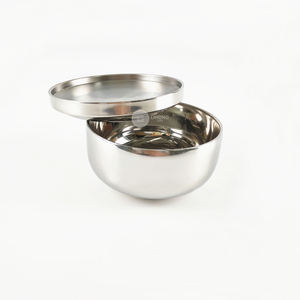 IKITCHEN ถ้วยซุปข้าวสแตนเลส201,ภาชนะอาหารเย็นแบบเกาหลีชามผสมสลัดแบบมีฉนวนสองชั้นพร้อมฝาปิด - Product Image 3