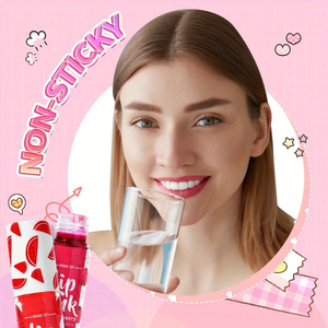 Brillant à lèvres hydratant durable non collant tasse rouge à lèvres liquide Sexy cerise rouge <span class=keywords><strong>rose</strong></span> teinte à lèvres lèvres coréennes - Product Image 4