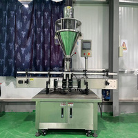 Machine de remplissage de poudre semi-automatique JIANFENG pour bouteilles, sacs, lait, cosmétiques, produits chimiques, avec système de pesage et de dosage par vis sans fin