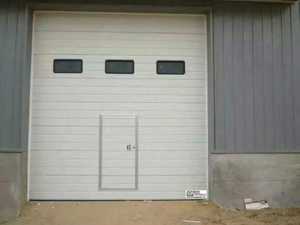 <span class=keywords><strong>Porte</strong></span> <span class=keywords><strong>de</strong></span> <span class=keywords><strong>garage</strong></span> <span class=keywords><strong>automatique</strong></span> intelligente coupe-vent en acier et mousse PU, design grain <span class=keywords><strong>de</strong></span> bois, portes coulissantes pour maisons intelligentes - Product Image 3