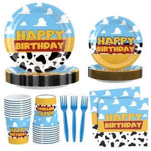 Popular Set de Artículos para Fiesta de Cumpleaños de Toy Story, Decoración de Mesa con Dibujos Animados Personalizados, Celebración de Cumpleaños Infantil - Product Image 4