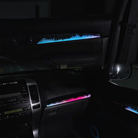 Éclairage d'ambiance pour voiture 64 couleurs pour Toyota Prado 2004-2009, éclairage d'atmosphère automobile, accessoires de décoration intérieure de voiture