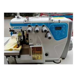 China Jack C3 transmisión directa de alta velocidad automática overlock máquina de coser industrial máquina de bajo precio