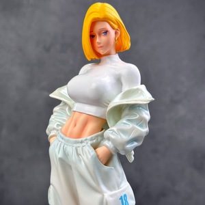 Figurine <span class=keywords><strong>Manga</strong></span> HESPER 27CM, Statue DRAGON BAII Android 18, Modèle de Dessin Animé en PVC, Figurine Anime, Jouets Cadeaux - Product Image 2