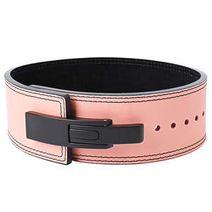 2025 도매 사용자 정의 로고 휘트니스 다시 지원 스쿼트 레버 역도 역도 남성용 가죽 리프팅 체육관 벨트 - Product Image 5