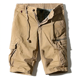 Pantalones Cortos Cargo de Hombre, Estilo Casual, de Spandex/Algodón, Estampado Digital, Cintura Media, Largura hasta la Rodilla, Cierre de Cremallera, Secado Rápido, Precio Bajo - Product Image 1