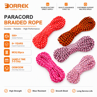 Cordon Paracord Rose 4mm 300lbs 7 Brins 30m pour Bracelet, Lanière, Artisanat, DIY, Ceinture, Porte-clés, Camping