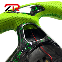 Volant en fibre de carbone forgé LED RPM pour Ford Fiesta MK7 MK7.5 ST PUMA MK2 ST MK3 MK4 2008 -2024