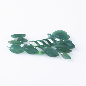 Gioielli fatti a mano in <span class=keywords><strong>agata</strong></span> naturale gemma sfaccettata a forma di Marquise pietre sciolte di <span class=keywords><strong>agata</strong></span> <span class=keywords><strong>verde</strong></span> naturale - Product Image 5