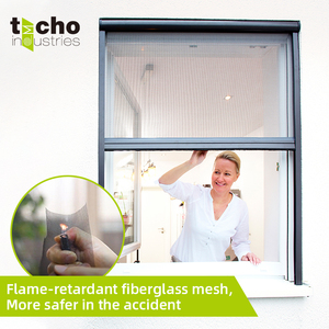 Tấm Chắn Cửa Sổ Có Thể Thu Gọn Bằng Nhôm Lắp Đặt Dễ Dàng Con Lăn Chống Côn Trùng Cuộn Lên Bằng Sợi Thủy Tinh Bền - Product Image 3