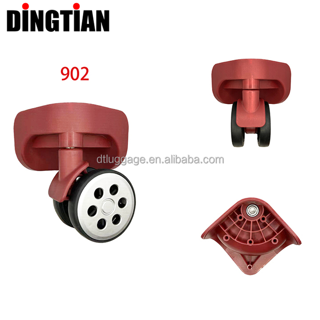 Factory Wholesales Luggage Wheels 4*360 Degree Double Wheels High Quality Suitcase Replacement Parts