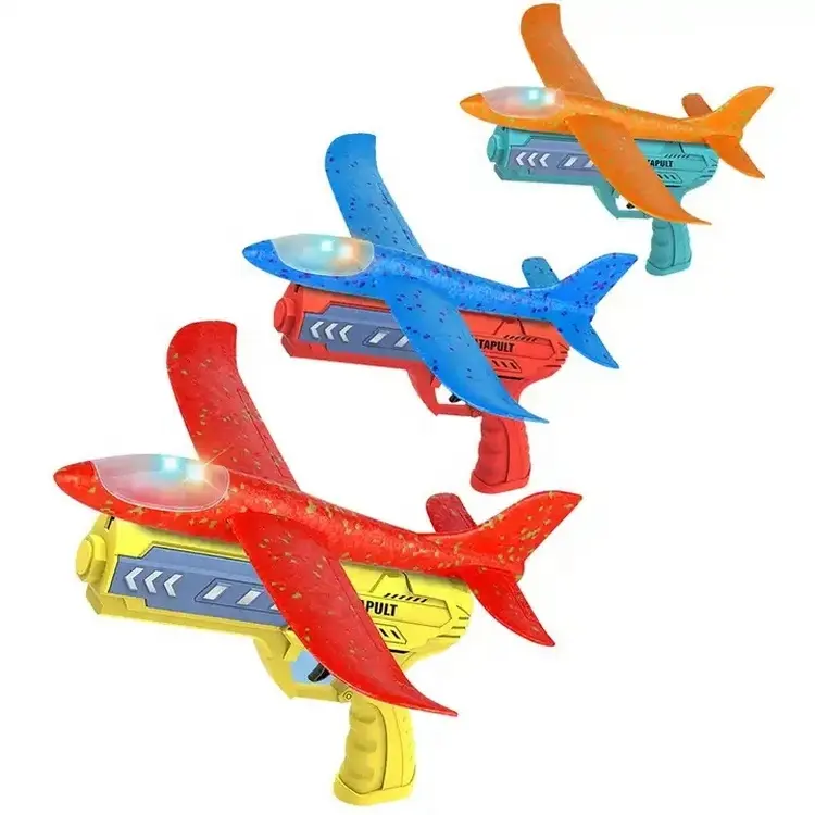 Распродажа, новый стиль, игрушечный пистолет для стрельбы из самолета, игрушечный Эпп-пенопластовый самолет, катапультировщик, самолет, планер, пистолет для детей
