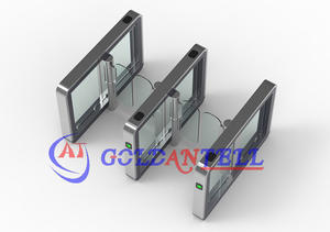 Tourniquet de barrière à rabat haute pleine hauteur Lecteur de cartes à puce et de codes QR entièrement automatique pour un accès sécurisé - Product Image 3
