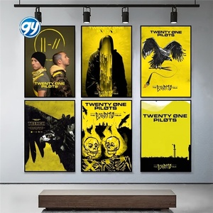 Banda T-Twenty O-One P-Pilots anime pôster estampas adesivo de parede pintura quarto sala de estar decoração escritório casa auto adesivo - Product Image 2