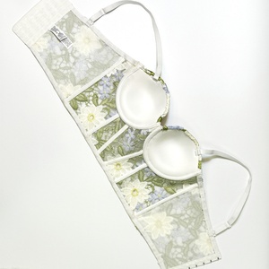 Corsé Floral de encaje verde para mujer, lencería Floral, corsé tetonoso, corpiño, sujetador superior Fairycore - Product Image 6