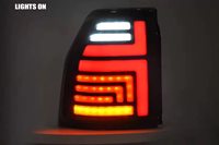 Feux arrière à LED modifiés pour Mitsubishi Pajero V93 V97 2009-2020 pièces automobiles avec clignotant séquentiel nouveau feu arrière ABS