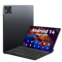 Produit OEM Bon processeur A20-C Android 14 10.1 pouces 12 Go de RAM 512 Go de ROM avec étui clavier pour appeler une tablette PC pour les entreprises