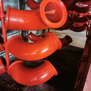 Coudes de tuyau de pompe à béton / Courbures <span class=keywords><strong>R500</strong></span> 90D - Product Image 5