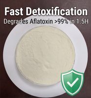 Alternative au liant de mycotoxines pour la volaille, améliore le taux d'éclosion et la qualité des œufs, enzyme dégradant les mycotoxines, additif alimentaire, liant de toxines