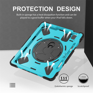 Usine en gros 360 degrés rotation antichoc robuste protection tablette étui <span class=keywords><strong>iPad</strong></span> pour <span class=keywords><strong>iPad</strong></span> Air 11 2024 nouveau - Product Image 4