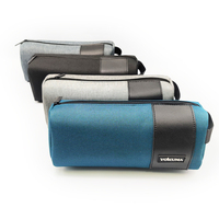 Nouveauté, trousse à crayons en cuir PU souple de haute qualité, grande capacité, pour l'école et le bureau, personnalisable