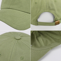 Gorra bordada personalizada estilo Polo gorra de béisbol deportiva de algodón sin estructura ajustable Unisex con texto de logotipo de su propia imagen personalizado