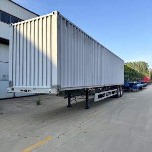 Venta Directa de Fábrica, Semirremolque de 2 Ejes, 13m, 60T, Gran Capacidad, de Acero, para Transporte de Carga a Granel, Logística <span class=keywords><strong>Express</strong></span> - Product Image 5