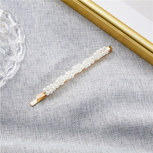 Vente en gros de pinces à <span class=keywords><strong>cheveux</strong></span> en perles simulées pour femmes, épingles à <span class=keywords><strong>cheveux</strong></span> simples de style coréen, barrettes florales, pinces latérales, accessoires pour <span class=keywords><strong>cheveux</strong></span> faits à la main - Product Image 6