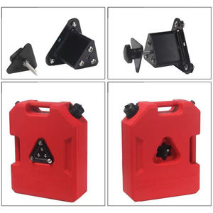 Support de fixation pour bidon d'essence en acier inoxydable pour moto, avec serrure et clé - Product Image 6