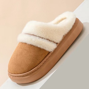 Bosirui Women's Fashion Indoor Plush Faux Fur Slippers Soft Warm Slide <strong>Shoes</strong> for <strong>Winter</strong> for Home Use - Product Image 3