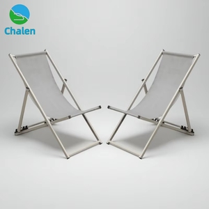 Chaise de jardin pliable chaise longue <span class=keywords><strong>en</strong></span> <span class=keywords><strong>aluminium</strong></span> chaise longue d'extérieur chaise pliante salon pont économiser de l'espace chaises pour plage jardin patio - Product Image 1