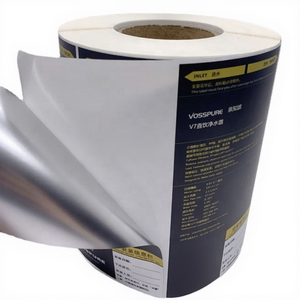 FX Vinyl <b>Sticker</b> Roll Adhesive Custom Printing <b>Brand</b> <b>Sticker</b> Plastic Gold logo Wholesale Metallic <b>Stickers</b> Custom logo - Product Image 4