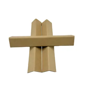 Anti-collision L Shape Brown Honeycomb Paper Cardboard Angles Cardboard Environmental Protection