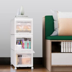 Wholesale Plastic Cube Toy Storage Bins Storage Boxes Drawer Organizers and Storage Cubes Bins with Wheels