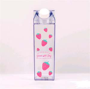 Botellas de Plástico Rojas Multifuncionales de Alta Calidad para Bebidas al Aire Libre, con Escala, Aptas para Lavavajillas, para Fiestas, de 500ML-1900ML - Product Image 5