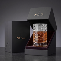 Flacon de parfum en verre cylindrique personnalisé de 50 ml et 100 ml, flacon vide de luxe avec pulvérisateur et bouchon, emballage cosmétique