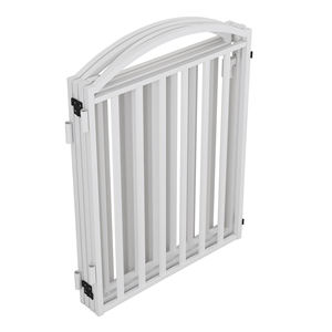 Recinto per Cani da Interno - Costruzione in Acciaio Solido con Chiusura a Bottone Resistente 32 Pollici 6 Pannelli Ecologico per Cani Piccoli e Medi - Product Image 5