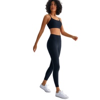 Stok Tersedia Legging Yoga Olahraga Wanita Multi-Warna Pinggang Tinggi Pengangkat Pinggul Bahan Lembut Ramah Kulit Elastisitas Tinggi